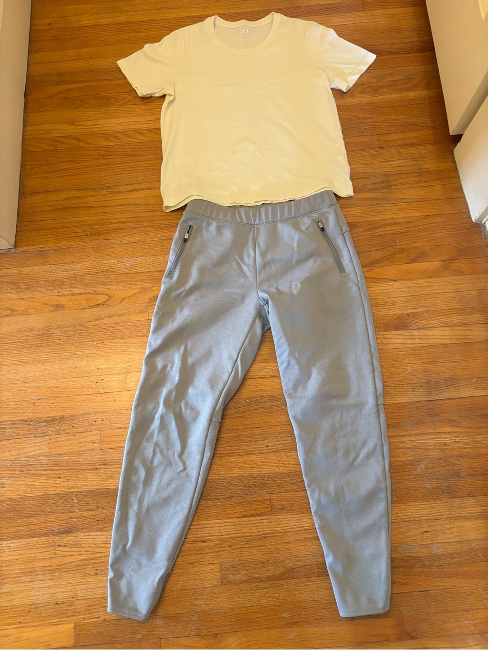 Uniqlo top and Jogger Pants